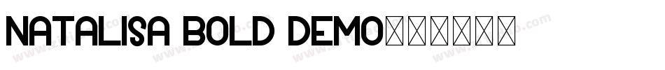 Natalisa Bold Demo字体转换
